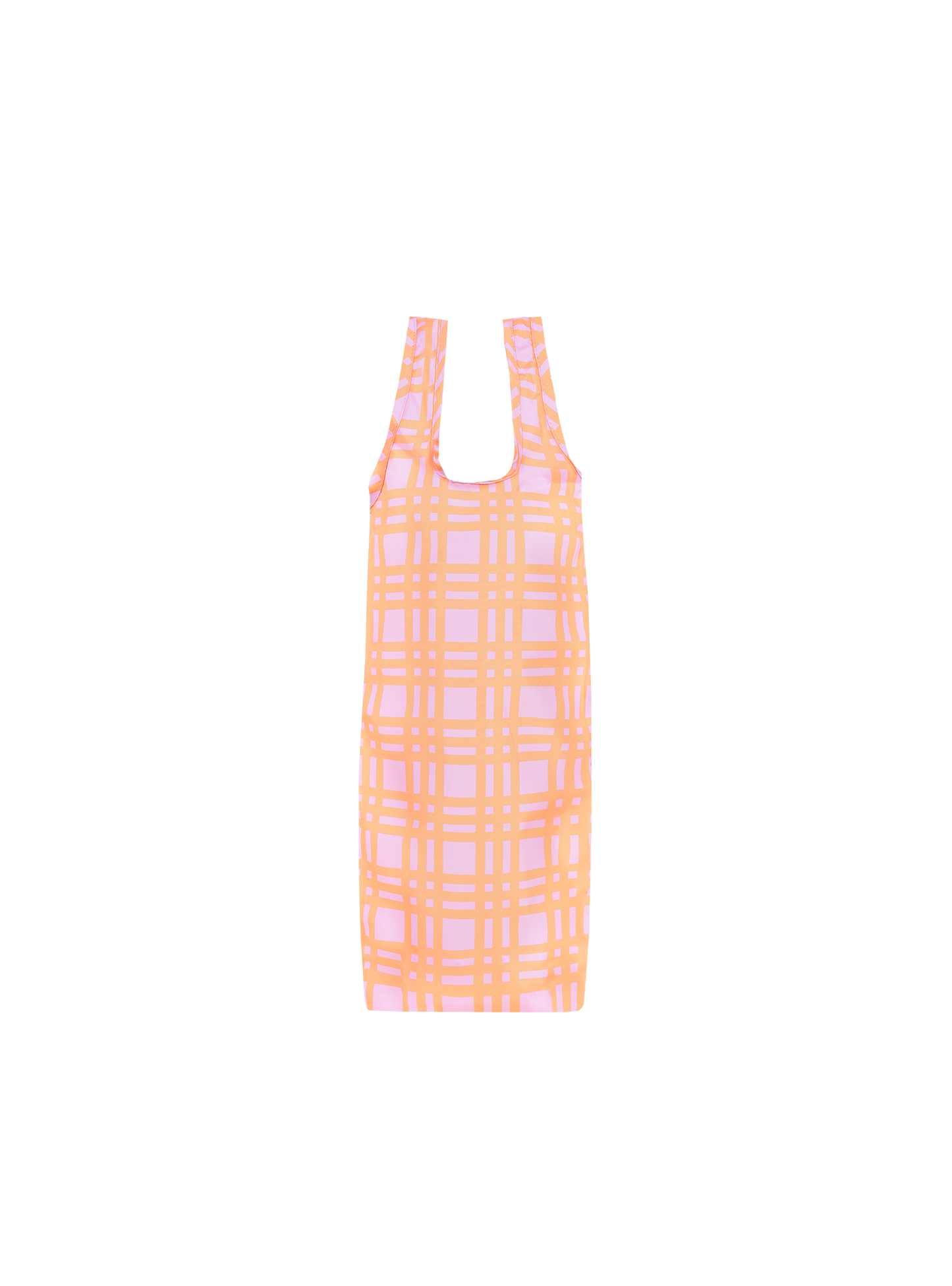 Reusable Bottle Bag (Checkered Sunset)
