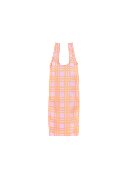 Reusable Bottle Bag (Checkered Sunset)