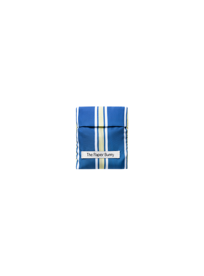 Reusable Bottle Bag (Stripes Cobalt)