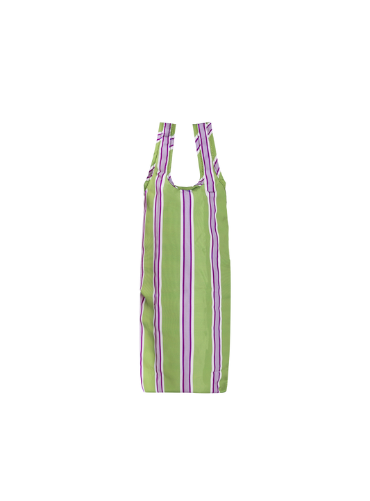 Reusable Bottle Bag (Stripes Olive)