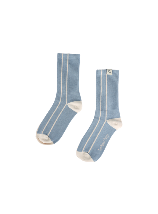 Ribbed Knit Socks (Bluepea)