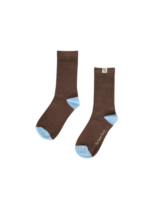 Ribbed Knit Socks (Fjord)