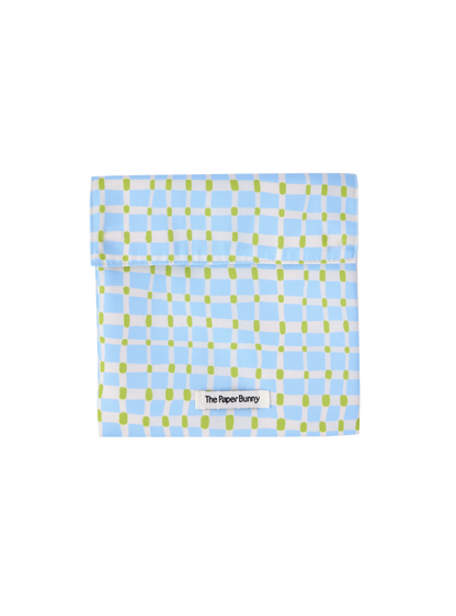 Regular Pocket Pouch (Plaid Sky)