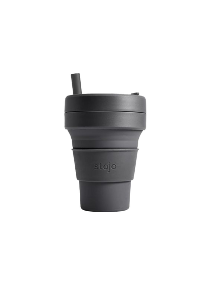 Stojo Collapsible Cup Biggie 16oz/470ml (Carbon)