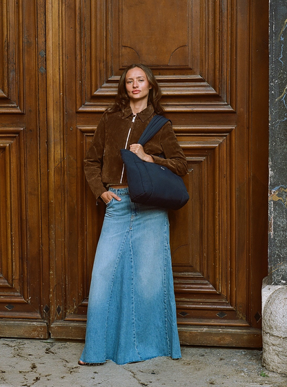 Puffer Shopper (Indigo)