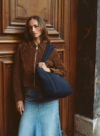 Puffer Shopper (Indigo)