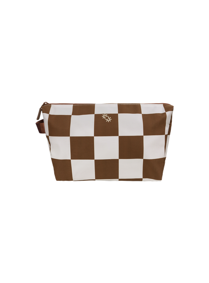Travel Pouches (Checkered Cocoa)