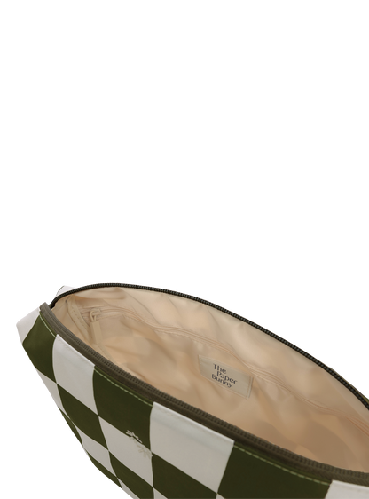 Travel Pouches (Checkerboard Olive)
