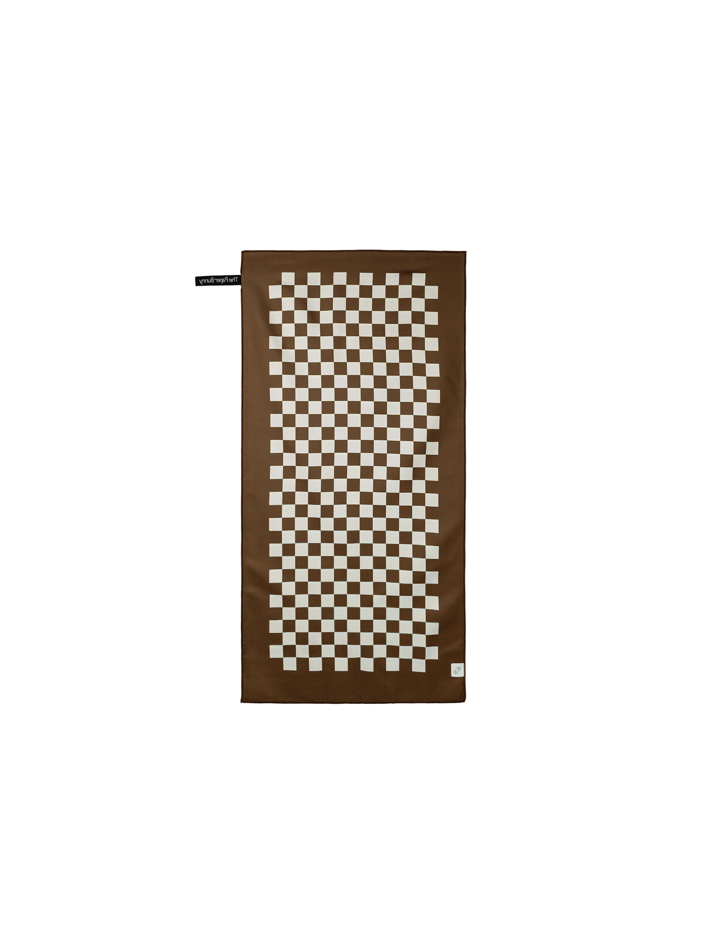 Mini Travel Towel (Checkered Cocoa)