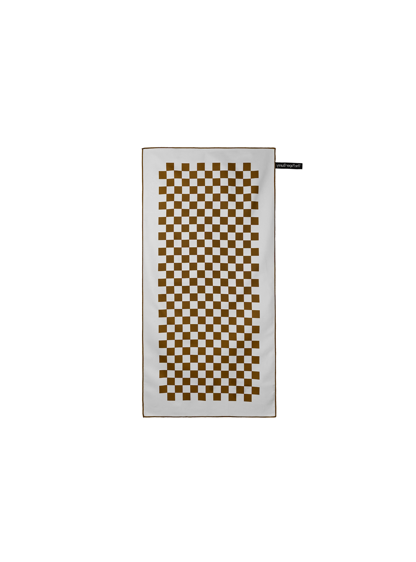 Mini Travel Towel (Checkered Cocoa)