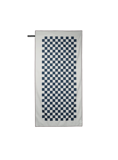 Travel Towel (Checkered Navy)